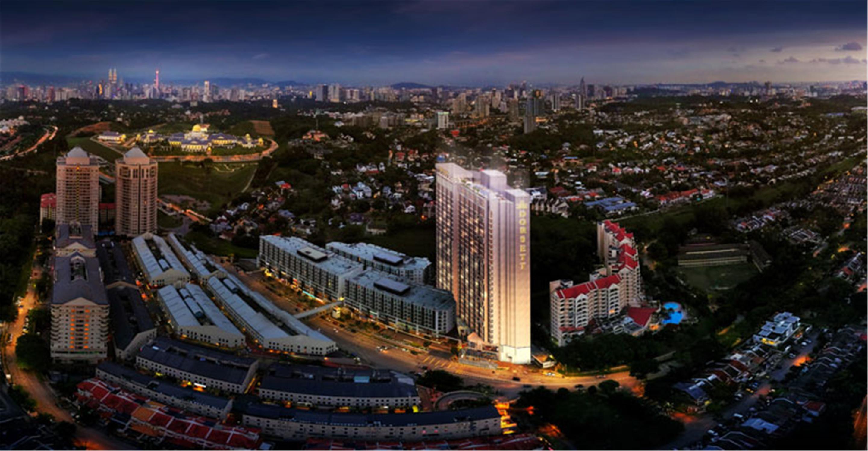 Dorsett Hartamas Kuala Lumpur Hotel Buitenkant foto The 101 at night